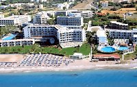 The "Sun Beach" resort in Ialyssos, Rhodes