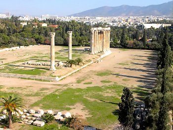 "Stili Olympiou Dios", Temple of Zeus in Athens