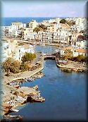 Crete (Kriti), the town of Agios Nikolaos; click to enlarge