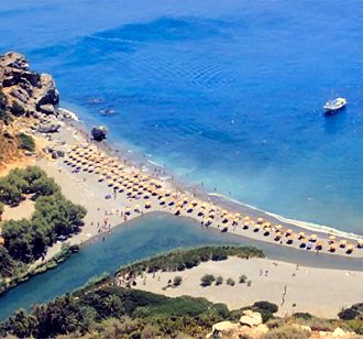 Preveli beach