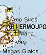 Map of Syros (Siros)