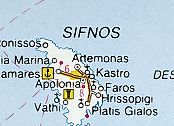 Map of Sifnos