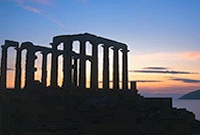 The temple of Poseidon at Sounion