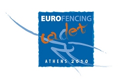 Logo du tournoi Cadet Eurofencing, Athènes 2010