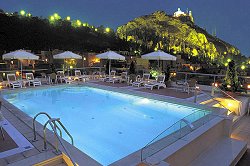 Roof top swimming pool and garden