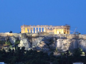 The Acropolis hill