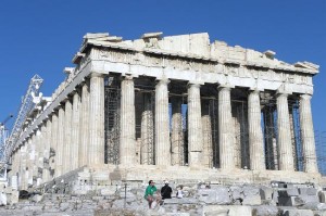 The Parthenon on the Acropolis of Athens