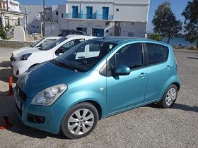 Rented car in Paros