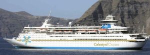 The 'Celestyal Olympia' cruise ship