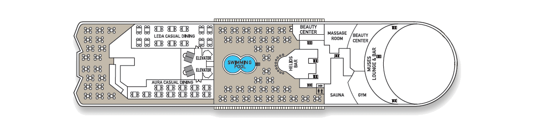 Deck: ‘Hera deck (9)’ / Vessel: ‘Celestyal Crystal’ cruise ship