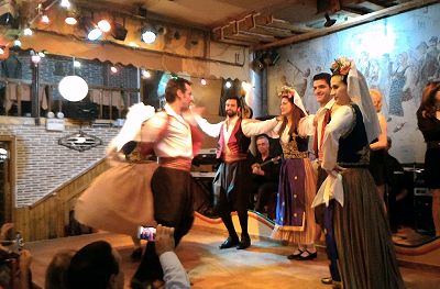 Greek traditional dances show