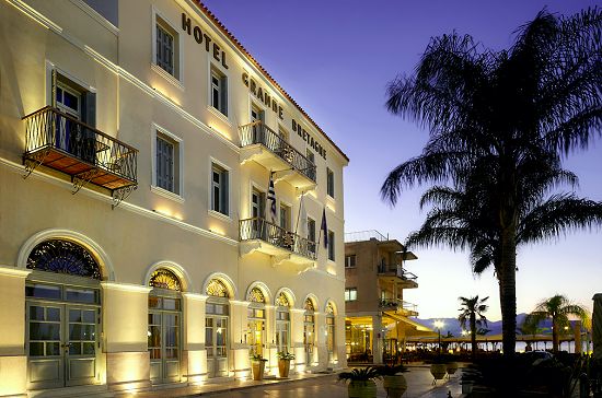 The hotel 'Grande Breatagne' in Nafplion, Greece