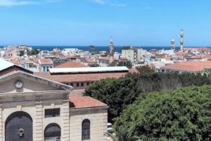 View of the old town of Chania from the hotel