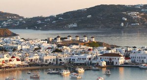 View of Mykonos town