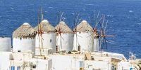 Mykonos, windmills