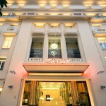 The entrance of the Pallas Theatre in Athens