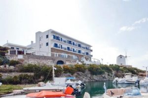 The Pandrossos hotel in Paroikia, Paros