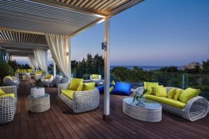 The 'Galaxy' roof lounge