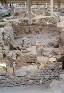 Akrotiri excavations