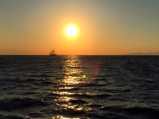 Sunset at Santorini, Greece