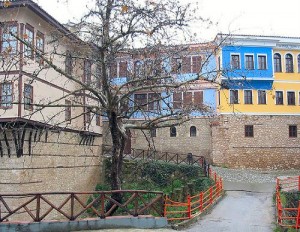 Traditional houses in Veria