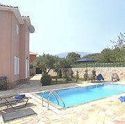 The pool area of the Marina villa