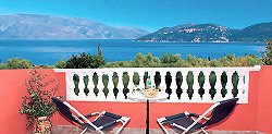 The view of Ithaca from the Marina & Poseison villas, close to Agia Efimia