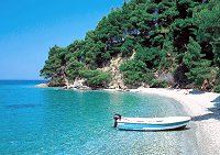 A beach on Skopelos